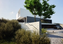 Dom Kaskadowy projektu MUS ARCHITECTS