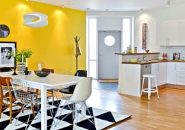 mieszkanie, mieszkanie w skandynawskim stylu, jasne mieszkanie, trzypokojowe mieszkanie