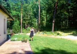 Anna Jatczak Wawrzycka, właścicielka ogrodu.