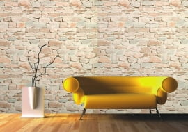 <B>Po ścianie można dziś swobodnie pisać, ozdabiać ją zabawnymi figurkami lub obrazkami. Można też położyć na niej tapetę z wzorem imitującym drewno, kamień albo skórę. Oto krótki przegląd najmodniejszych tapet, ściennych naklejek i innych dekoracji.</B> <BR />TAPETY IMITACJE. Cegła, wzór ceglanej ściany, winylowa 64,99 zł/rolka, Praktiker