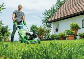 Kosiarka MB 545 zapewnia idealnie przycięty trawnik. trawnika. Kosiarki.