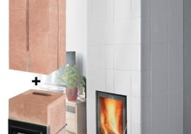 Choć ten piecokominek z wyglądu przypomina tradycyjny piec kaflowy, to dzięki innowacyjnym rozwiązaniom technicznym może służyć jako podstawowe źródło ciepła w domu