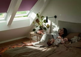 Osłony po obu stronach okien