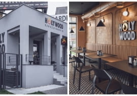 „Szaszłykarnia Holywood" w Zielonej Górze projektu Mindful Architekci