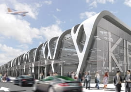 Tak będzie wyglądało lotnisko w Kielcach projektu Stefana Kuryłowicza