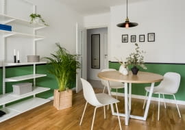 Zielony kolor w mieszkaniu - motyw przewodni