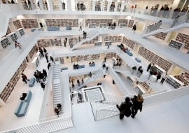 Nowa Biblioteka Miejska, Stuttgart, Niemcy, proj. Eun Young Yi, 2011