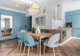 78-metrowe mieszkanie w Sopocie - spójność kolorów i funkcji