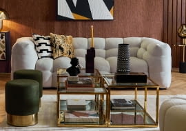 Metaliczny trend we wnętrzach