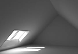 Wizualizacje doświetlenia pomieszczenia na poddaszu na podstawie analizy wykonanej przy pomocy darmowego programu firmy VELUX - Daylight Visualizer; do pobrania na stronie http://viz.velux.com/