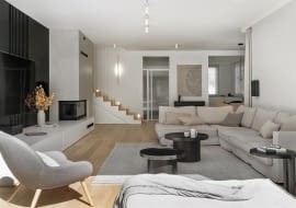 Dom dla rodziny urządzony w szwedzkim stylu - projekt Tilla Architects