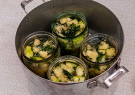 Pasteryzacja słoików w garnku