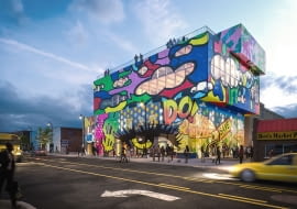 Glass Mural - biurowiec ze szklanymi muralami od MVRDV