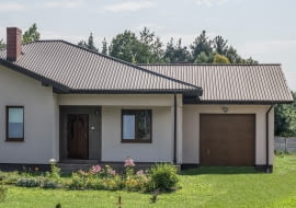 blacha trapezowa Blachy Pruszyński brąz