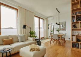 Dla wytchnienia i spokoju - mieszkanie inspirowane naturą