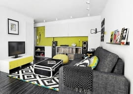 nowoczesne mieszkanie, mieszkanie dla singla, jak urządzić mieszkanie