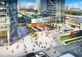 Warszawa Główna - wizualizacja
