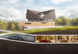 Scorpio House - system schronów od BXB studio