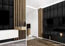 Kolekcje paneli tapicerowanych mollis® oraz Linea dostępne w sieci sklepów Castorama.