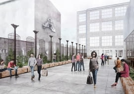 Lapidarium - Magazyn Detalu Architektonicznego w Łodzi - Projekt 'Lapidarium. Magazyn Detalu Architektonicznego' to jeden z efektów współpracy pracowni Mirosława Nizio z miastem Łódź. Rewitalizacja modernistycznego budynku przy ul. Kościuszki 19 zakłada przywrócenie niszczejącej perły architektury do życia i nadanie jej nowych funkcji. Projektanci pracowni zaplanowali podział parterowej kondygnacji na strefy: wejściową, komunikacji wraz z recepcją, strefę ekspozycji przeznaczoną na stałe prezentacje tematyczne, strefę wielofunkcyjną, ekspozycji czasowych, sanitarną i techniczną oraz magazynową w nowoprojektowanym budynku. Ekspozycje będą miały wyodrębnione strefy tematyczne: urbanistyki i architektury wraz z warsztatem makiet urbanistycznych (Info-box), architektury wnętrz, wystaw czasowych oraz dziedziniec z ekspozycją 'Lapidarium - Magazyn Detalu Architektonicznego'. Lapidarium ma być miejscem warsztatowym o charakterze edukacyjnym oraz wizerunkowym o unikatowym walorze ekspozycyjnym.