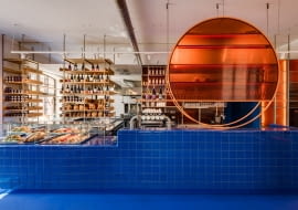 Klubopiekarnia WODA na Wyspie Młyńskiej w Bydgoszczy. Projekt ZNAMY SIĘ, arch. Paweł Tatara