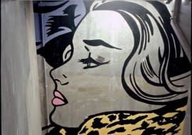 STREET ART na klatkach schodowych kompleksu Woronicza Qbik w Warszawie.