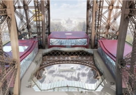 Wizualizacja obecnych pawilonów