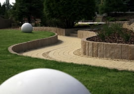 beton, detal, kula z betonu