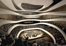 Sinfonia Varsovia Centrum. Proj. Atelier Thomas Pucher, Grupa 5 Architekci