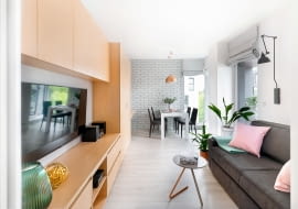 Aranżacja małego salonu