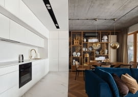 Pierwsze wspólne mieszkanie: elegancki azyl dla pary