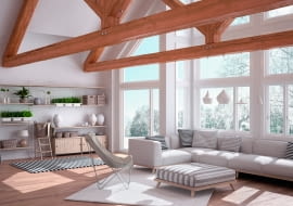 Prefabrykowany  szkielet dachu