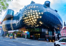 Kunsthaus Graz - Dom Sztuki w Graz.