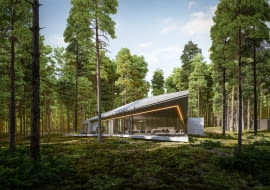 PRISMISTIC HOUSE: intymna kryjówka pod lasem
