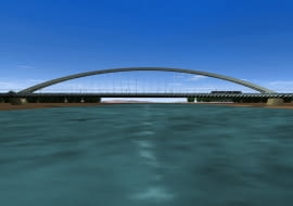 Planowany Most Krasińskiego w Warszawie