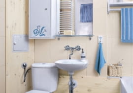 WNETRZA , METAMORFOZA LAZIENKI STYLIZACJA I FOT. AGNIESZKA ZELAZKO PUBLIKACJA CZTERY KATY NR 11 (229) - 11 2010