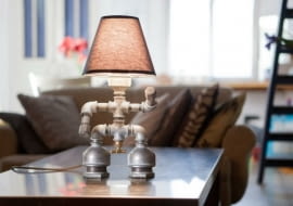 Lampy KOZO, proj. David i Anat Shefa, oświetlenie, recykling, design