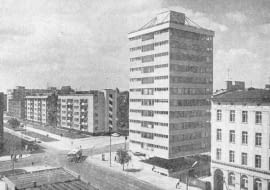konstrukcja, modernizm, polska architektura, wieżowiec, blok, wrocław