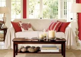 Kolory ścian. Wybierając kolory, warto jedną ścianę lub jej część zaakcentować wyrazistym kolorem. Czerwień dodaje energii