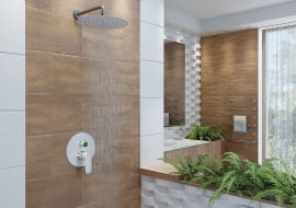 Instalacje podtynkowe daja możliwość stworzenia estetycznego wnętrza