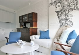 Vintage i Skandynawia - klimatyczne mieszkanie w Krakowie