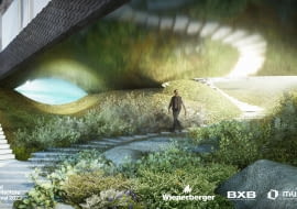 Dom z Grotą. Proj. BXB Studio