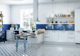 <B> Planujesz generalny remont kuchni? Zamierzasz wymienić jej wyposażenie? Jak co roku, producenci przygotowali bogatą ofertę nowoczesnych mebli i urządzeń. Wybraliśmy najciekawsze propozycje. Oto nasz przewodnik po trendach kuchennej mody. </B> <BR />Na pierwszy rzut oka - zaskoczenie. Jest zdecydowanie spokojniej. Oczywiście, miłośnicy popularnych ostatnio lśniących powierzchni w odcieniu pomarańczy lub limonki wciąż znajdą coś dla siebie, ale do łask wracają białe proste meble kuchenne (zarówno w wersji nowoczesnej, jak i tradycyjnej). A co ze sprzętami AGD i wszelkimi akcesoriami ułatwiającymi przygotowywanie posiłków? Ich wzornictwo zmierza w przeciwną stronę: coraz częściej przyciągają wzrok żywymi barwami i oryginalną, czasem zabawną formą. MODNA KUCHNIA. Kolor: przewaga bieli. Fronty białych szafek mogą być z laminatu (jak te na zdjęciu), lakierowanej płyty MDF, malowanego drewna. Aby wnętrze nie wyglądało zbyt monotonnie, warto je ożywić innymi kolorami, np. na ścianie albo dodatkach.