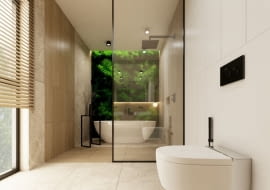 Aranżacja wnętrz 200-metrowego domu w Rzeszowie