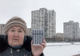 Brutal East - Komplet 7 wycinanek, poświęcony powojennej architekturze Europy Środkowo-Wschodniej