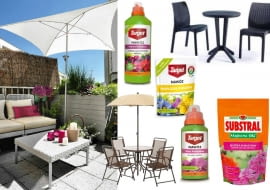 taras, balkon, ogród, rośliny, kwiaty