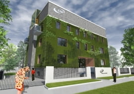 Tak ma wyglądać budynek z pionowym ogrodem przy ul. Krasickiego