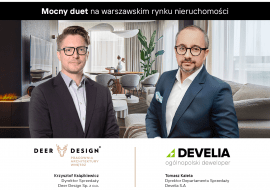 Współpraca pracowni Deer Design i dewelopera Develia.