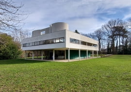 Willa Savoye w Poissy. Proj. Le Corbusier i  Pierre Jeanneret