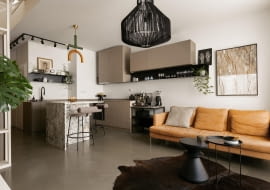 Design i ponadczasowe rozwiązania w 58-metrowym mieszkaniu